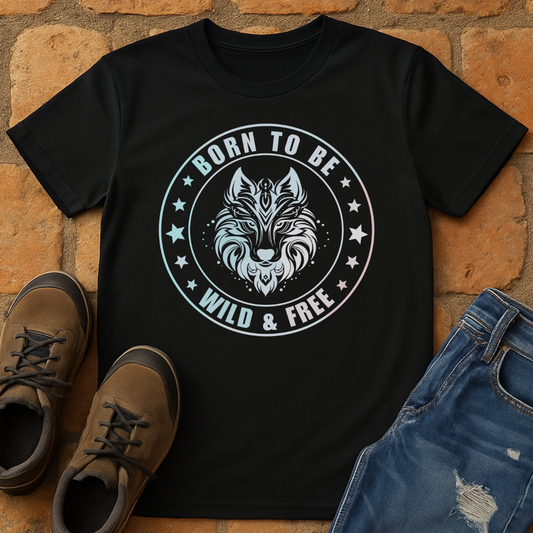 Born to be, Wild & Free Dark Unisex T-shirt