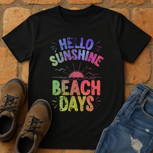 Hello Sunshine Beach Days Unisex T-shirt