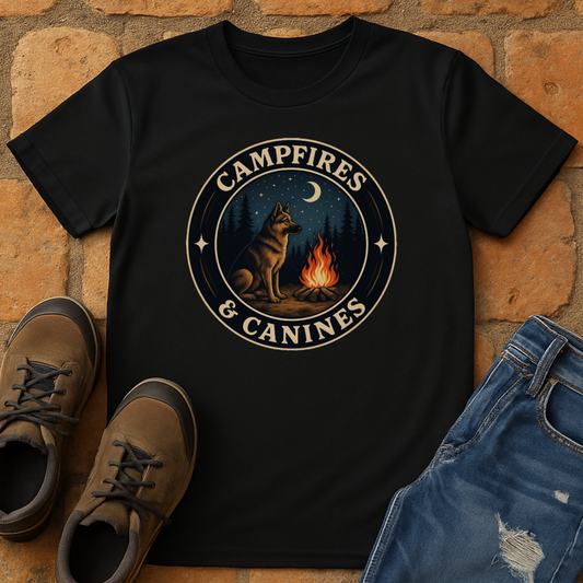 Campfires and Canines Unisex T-shirt