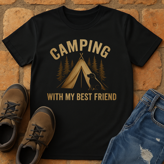 Camping with my best friend Unisex T-shirt