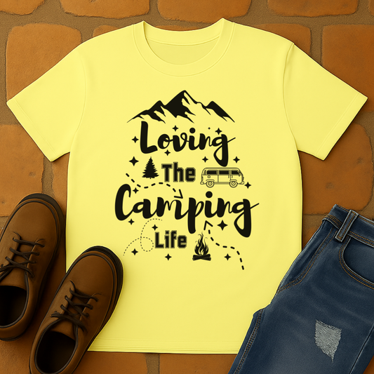 Loving the camping life light Unisex T-shirt