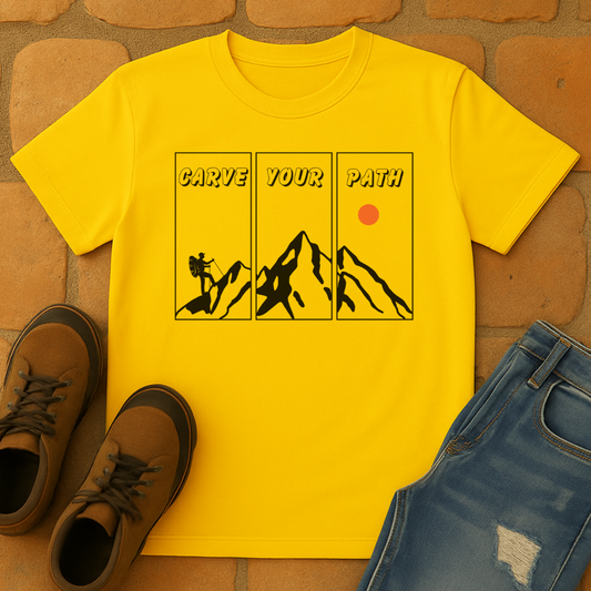 Carve your path Unisex T-shirt