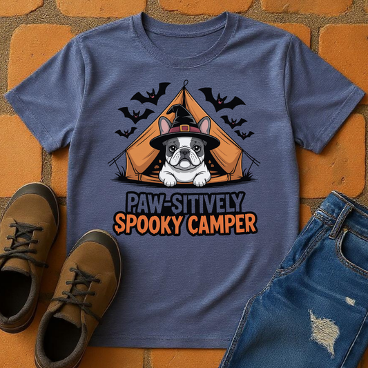 Paw-sitively Spooky Camper Unisex T-shirt