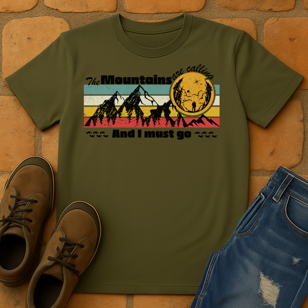 The mountains are calling and I must go Unisex T-shirt