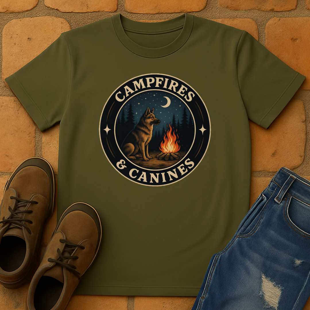 Campfires and Canines Unisex T-shirt