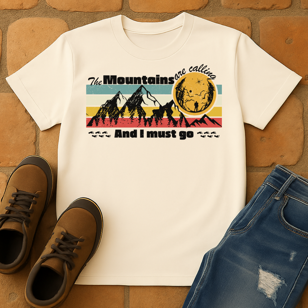 The mountains are calling and I must go Unisex T-shirt