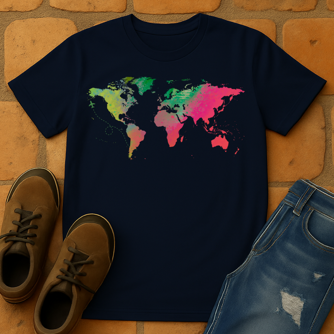 World Map Unisex T-Shirt