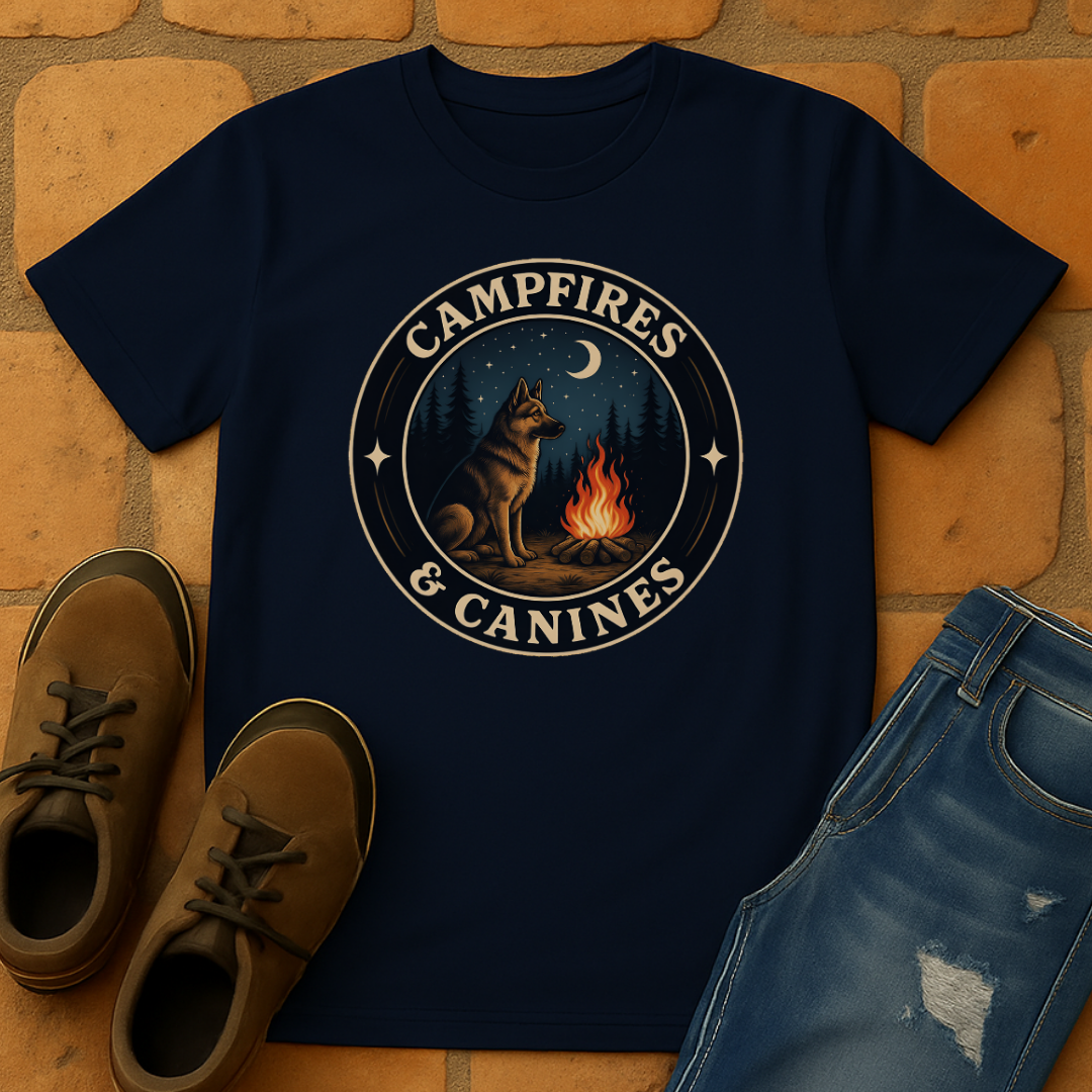 Campfires and Canines Unisex T-shirt