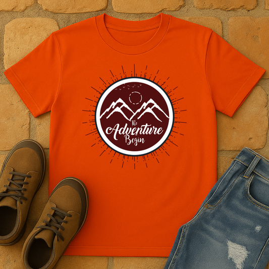The adventure begins Unisex T-shirt