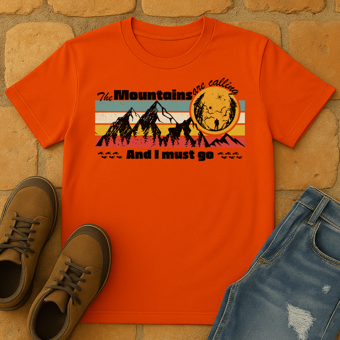 The mountains are calling and I must go Unisex T-shirt