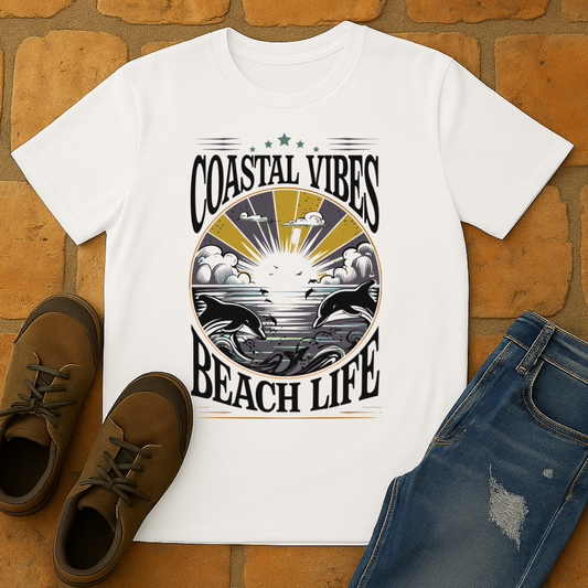 Coastal Vibes Beach Life Unisex T-shirt