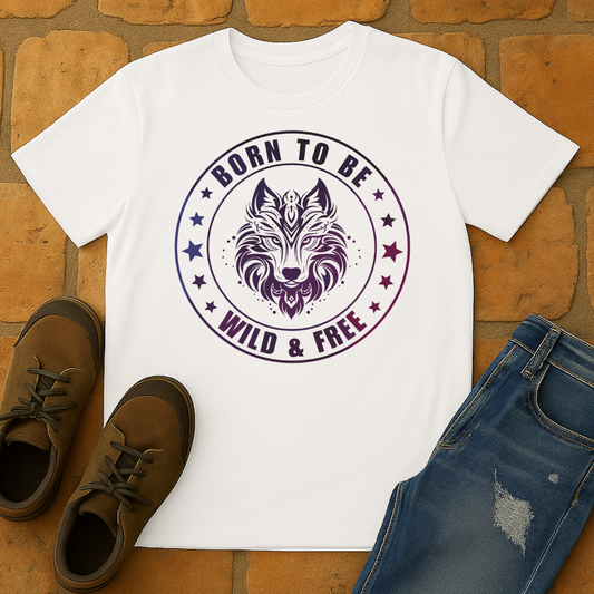 Born to be, Wild & Free Light Unisex T-shirt