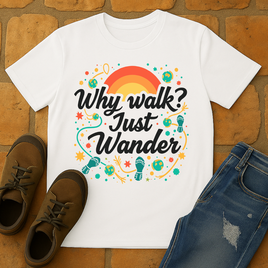 Why walk just wander Unisex T-shirt